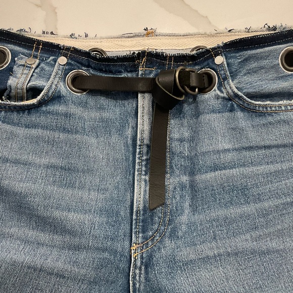 RAG & BONE WOMENS SUPER HIGH RUTH STRAIGHT LEG JEANS-RARE - Picture 10 of 16